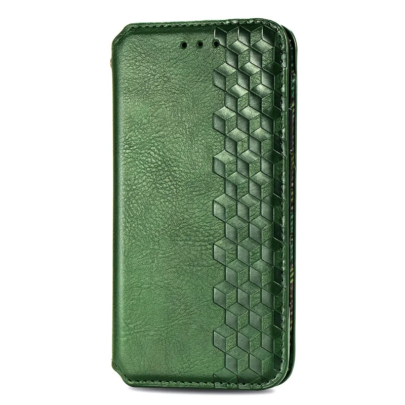 For Xiaomi Redmi Note 15 Pro 5G (Global) Case Rhombus Imprint PU Leather Wallet Phone Cover - Green
