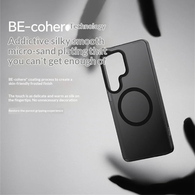 BENKS Für Samsung Galaxy S26+ Magnetische Hülle PC + TPU Matt Handyhülle - Weiß