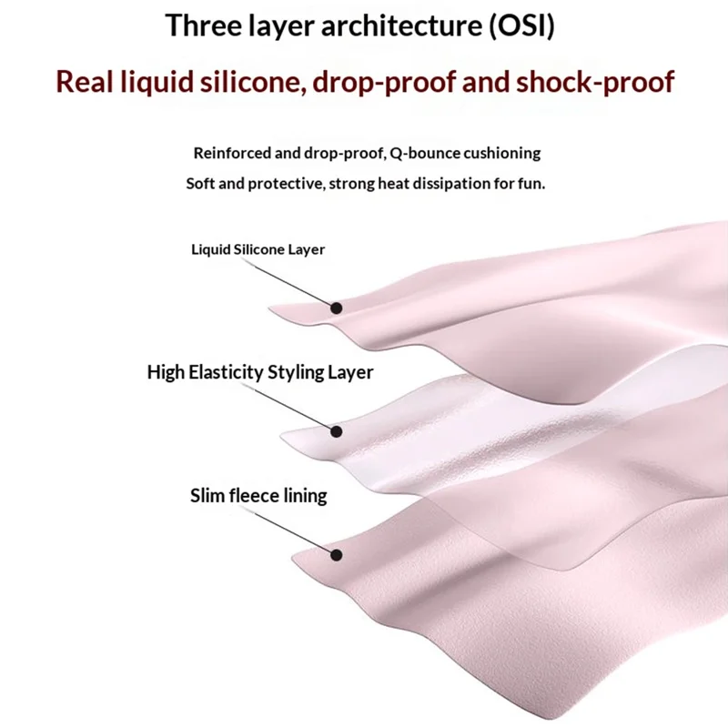 For iPhone 17 Pro Max Liquid Silicone Case Ultra Thin Skin Touch Shockproof Protection Phone Cover - Cherry