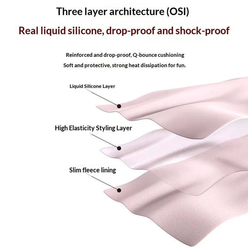 For iPhone 17 Pro Max Magnetic Phone Case Liquid Silicone PC Protective Back Cover Compatible with MagSafe - Cherry