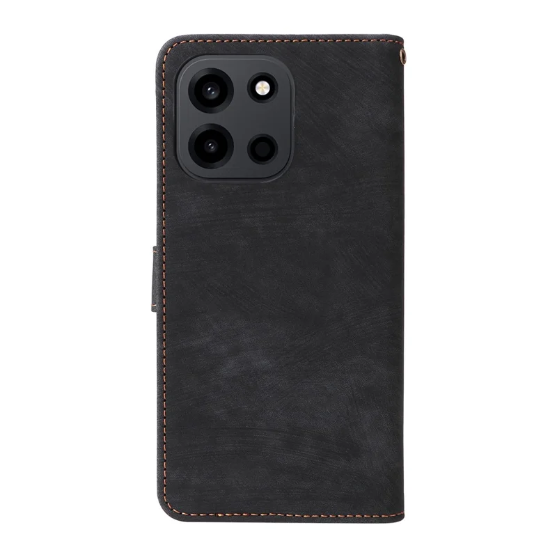 Etui na telefon do OnePlus Turbo 6V 5G / Turbo 6 5G, portfel z funkcją blokowania RFID, pokrowiec z syntetycznej skóry PU z podstawką i paskiem - Czarny