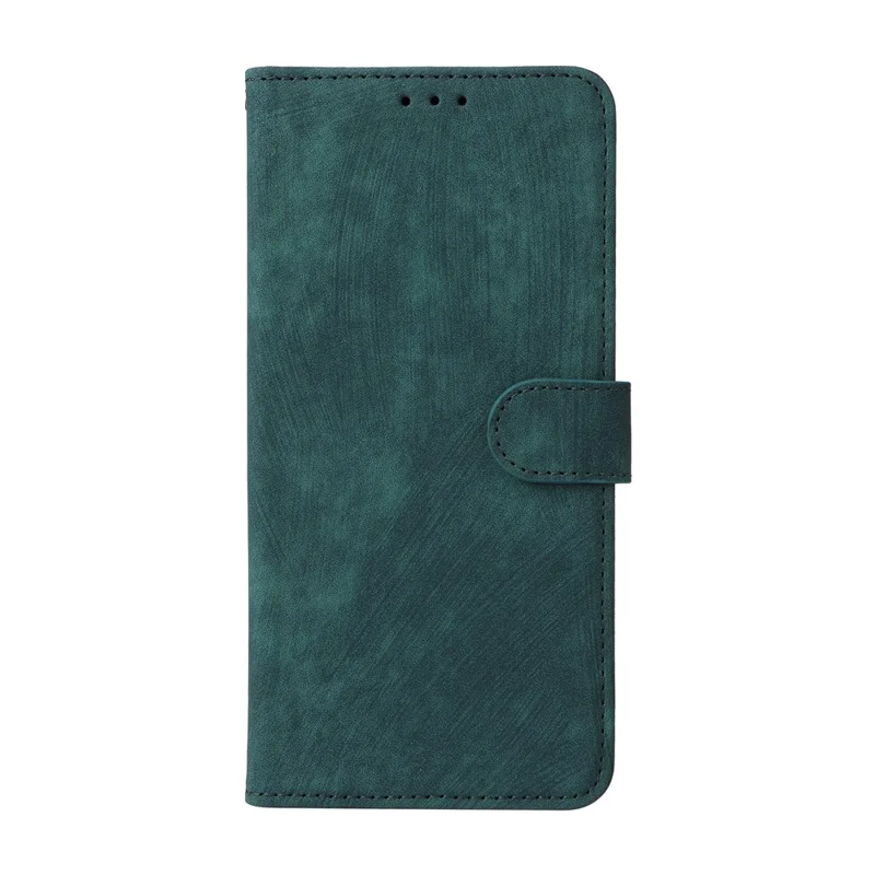 Phone Case For TECNO Spark Go 3 Wallet RFID Blocking PU Leather Phone Cover Stand with Strap - Green