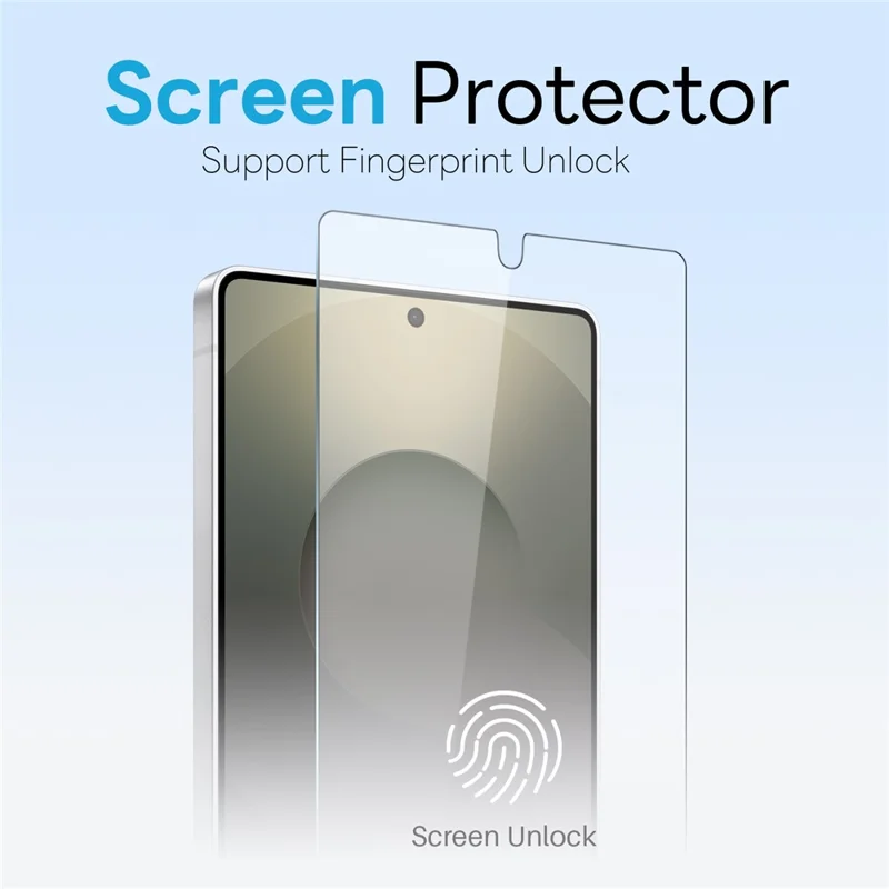 NORTHJO per Samsung Galaxy S25 Ultra Custodia Magnetica PC + TPU con Pellicola Protettiva Schermo + Pellicola Obiettivo - Trasparente