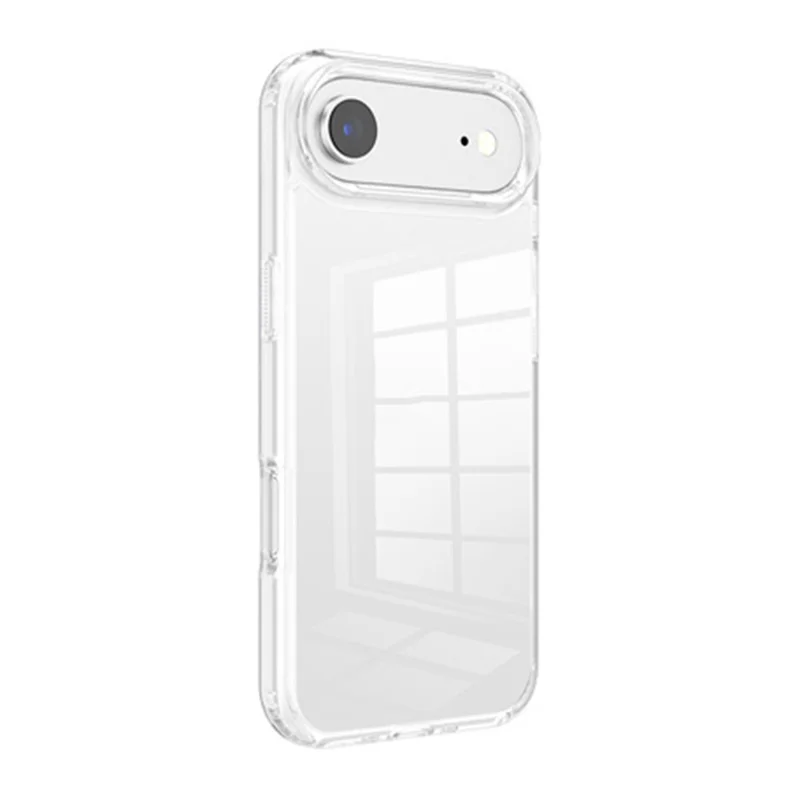 For iPhone Air Clear Phone Case TPU PC Shockproof Anti Drop Protection Cover - Transparent