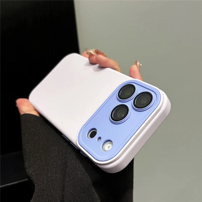 For iPhone 17 Pro Phone Case Skin Feel Silicone Anti Fingerprint Cell Phone Cover - Antique White