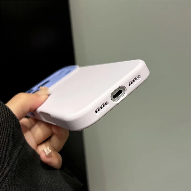 For iPhone 17 Pro Phone Case Skin Feel Silicone Anti Fingerprint Cell Phone Cover - Antique White
