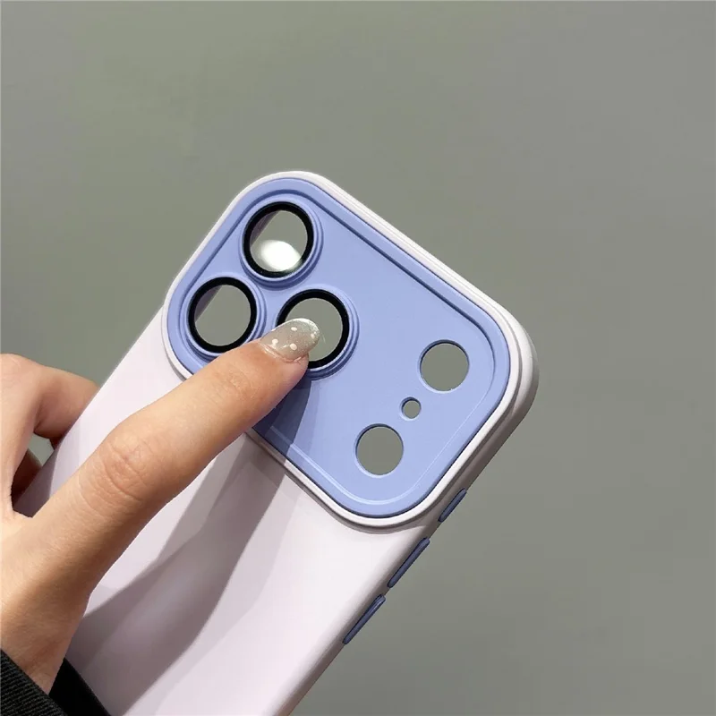 For iPhone 17 Pro Phone Case Skin Feel Silicone Anti Fingerprint Cell Phone Cover - Antique White
