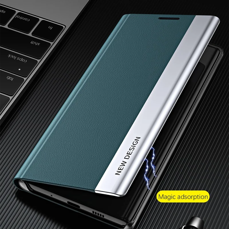 For Samsung Galaxy A37 5G Case Anti-Drop Leather Phone Cover with Stand - Yellow