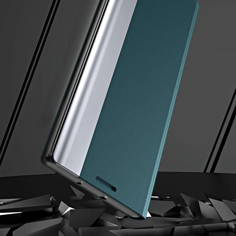 For Samsung Galaxy A37 5G Case Anti-Drop Leather Phone Cover with Stand - Yellow