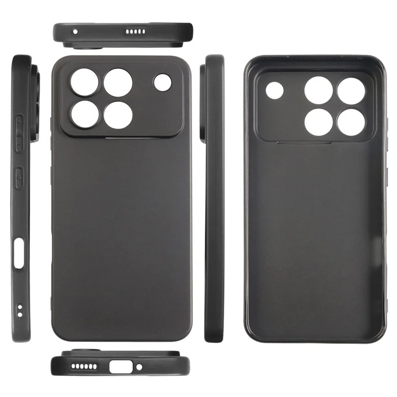 Compra al por mayor de funda Honor Win 5G con recortes precisos, cubierta mate de TPU de 1,2 mm - Negro