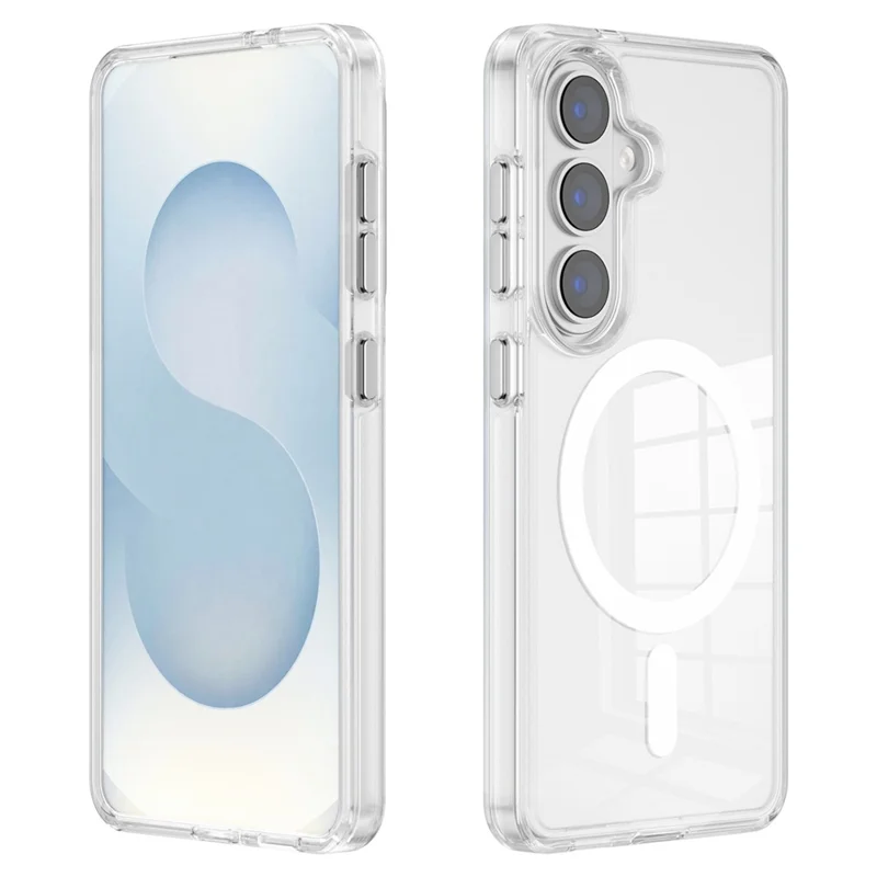 Bulk Purchasing Magnetic Phone Case for Samsung Galaxy S24  /  S25 Clear TPU PC Protection Cover - Transparent