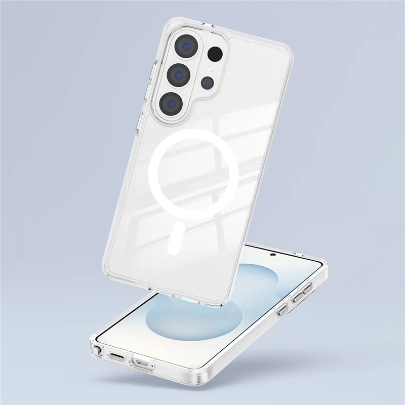 Bulk Purchasing for Samsung Galaxy S25 Ultra Magnetic Phone Case Clear TPU PC Protection Cover - Transparent