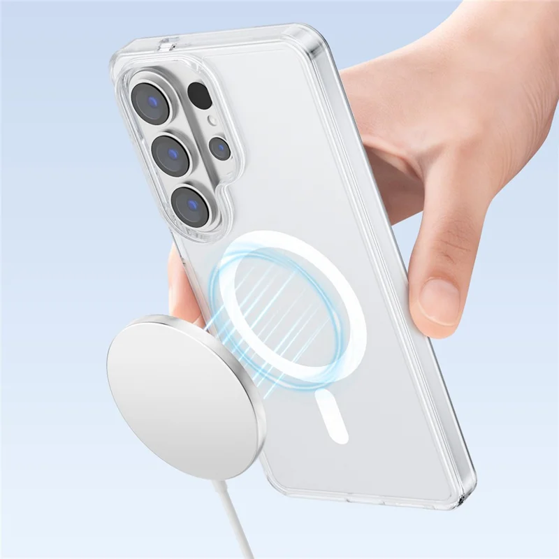 Bulk Purchasing for Samsung Galaxy S25 Ultra Magnetic Phone Case Clear TPU PC Protection Cover - Transparent