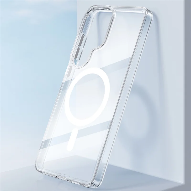 Bulk Purchasing for Samsung Galaxy S24 Ultra Magnetic Phone Case Clear TPU PC Protection Cover - Transparent