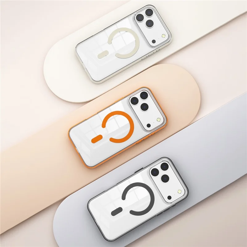 Bulk Purchasing For iPhone 17 Pro Magnetic Phone Case MagSafe Compatible Mobile Cover - Orange