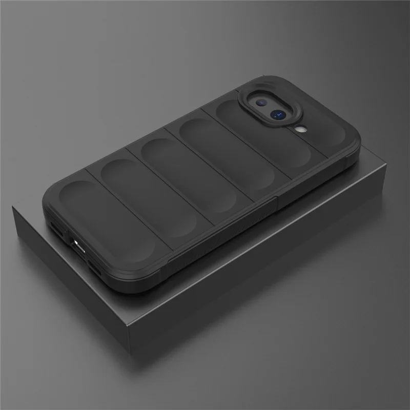 Чехол для Google Pixel 10a, антиударный мягкий ТПУ, прочный задний чехол для телефона - черный