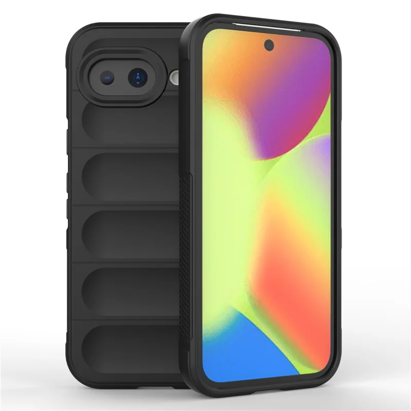 Custodia AMORUS per Google Pixel 10a, Custodia Posteriore Robusta in TPU Morbido Antiurto - Nero