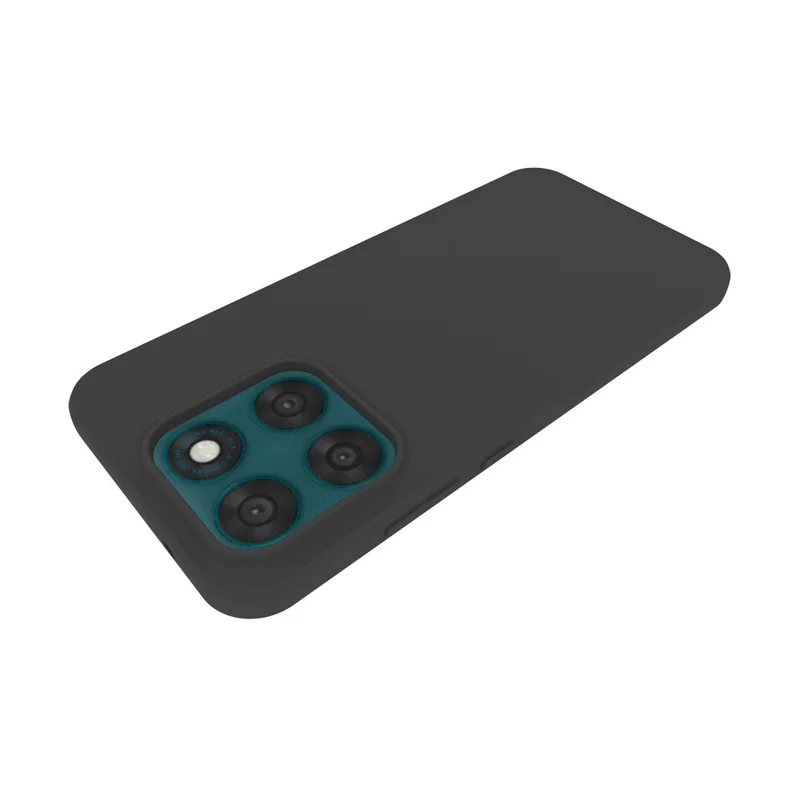 Cover per Motorola Moto G77 5G / G67 5G, Finitura Opaca, Morbido Cover in TPU - Nero