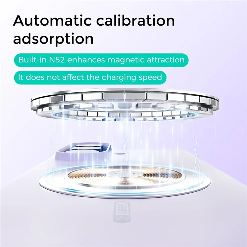 ABEEL For Samsung Galaxy Z Fold6 5G Magnetic Case Skin Touch Liquid Silicone Phone Back Cover - Purple