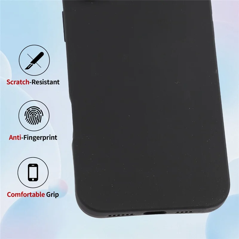 For Oppo Reno15 F 5G Case Precise Camera Cutouts Soft TPU Shockproof Phone Cover - Black