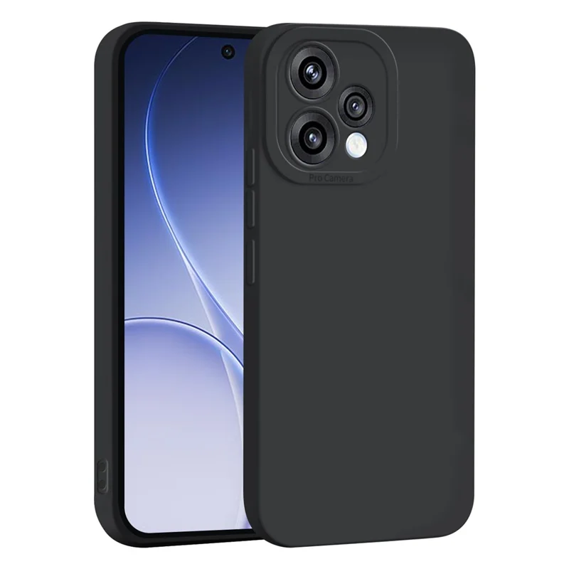 For Oppo Reno15 5G (Global)  /  Reno15c 5G (China) Case Precise Camera Cutouts Soft TPU Shockproof Phone Cover - Black