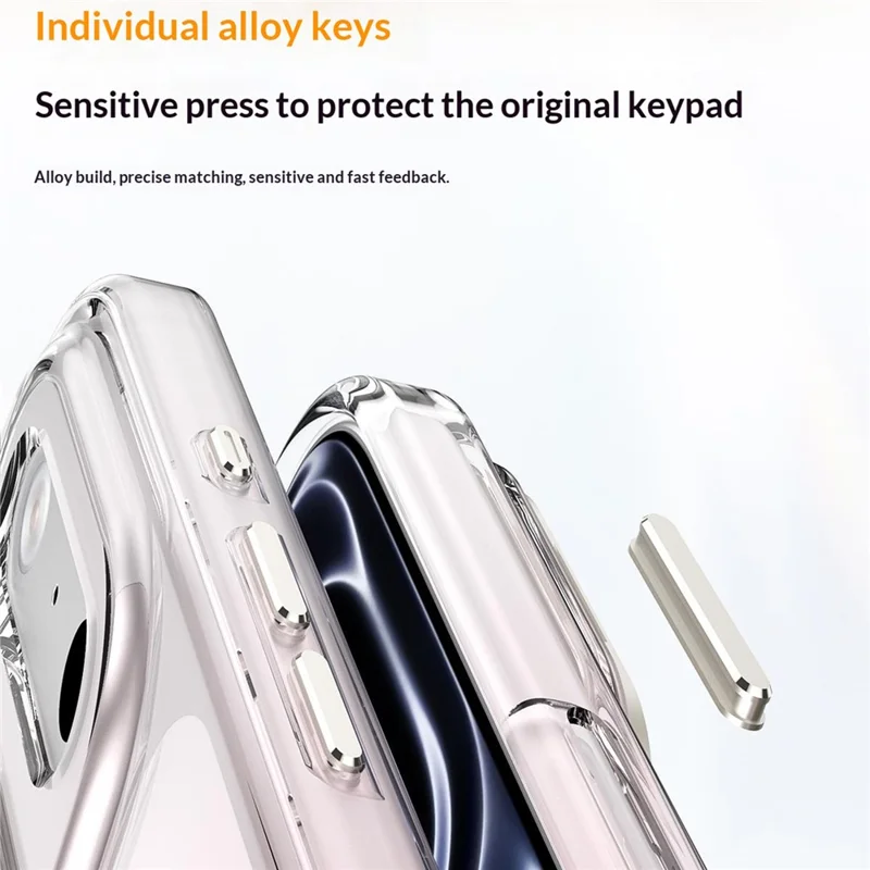 For iPhone 17 Pro Max Magnetic Case Gradient Color Hard PC Phone Cover Camera Lens Frame Kickstand - Purple