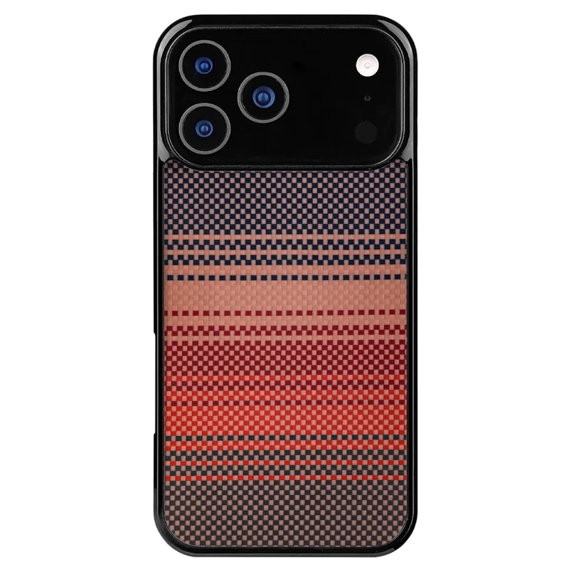 Capa de Proteção para iPhone 17 Pro Max em Fibra de Aramida, Capa Antiembate e Antiderrapante Compatível com Magsafe - Amarelo Pôr do Sol