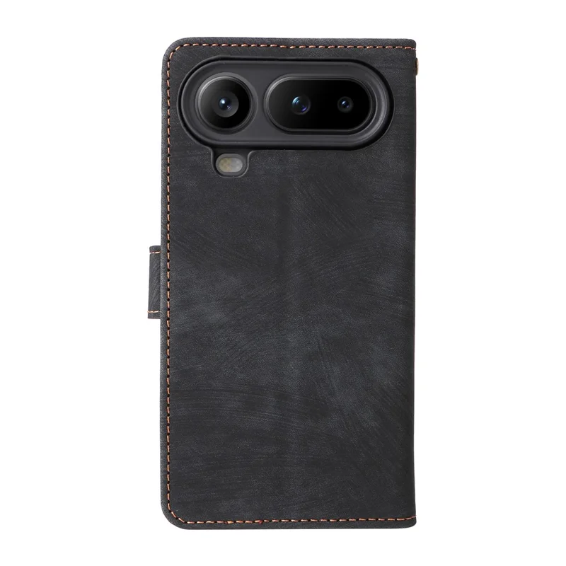 For Honor Magic8 Pro Air 5G Case Wallet RFID Blocking PU Leather Phone Cover Stand with Strap - Black