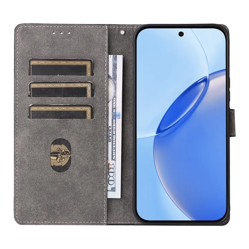 For Realme 16 Pro 5G Case Wallet RFID Blocking PU Leather Phone Cover Stand with Strap - Black