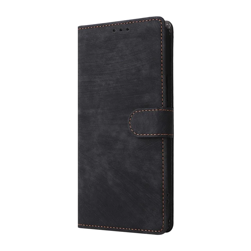 Capa Carteira para Realme 16 Pro+ 5G, Capa de Couro PU com Função RFID, Suporte e Alça - Preto