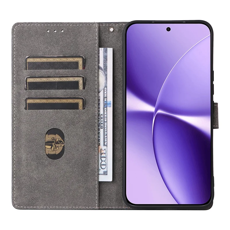Phone Case For Xiaomi Poco X8 Pro Max 5G  /  Redmi Turbo 5 Max 5G Wallet RFID Blocking PU Leather Phone Cover Stand with Strap - Black