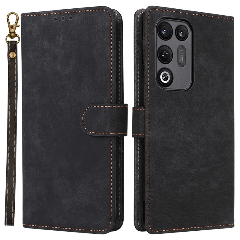 Cover per ZTE nubia RedMagic 11 Air 5G Portafoglio con Blocco RFID in Pelle PU con Supporto e Cinturino - Nero