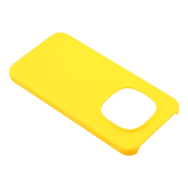 For Xiaomi Redmi Note 15 4G (Global) Case Hard PC Drop Proof Frosted Minimalist Phone Cover - Yellow