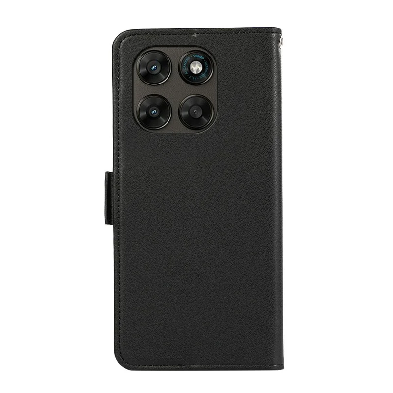ABEEL For Motorola Moto G77 5G  /  G67 5G Case Leather Phone Cover with RFID Blocking Wallet - Black