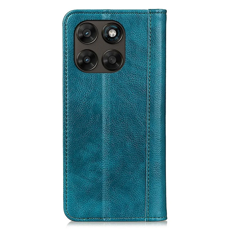 Capa Carteira com Suporte em Pele Sintética e TPU para Motorola Moto G77 5G / G67 5G, Textura de Lichia - Verde