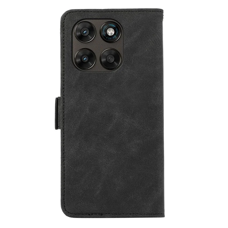 ABEEL för Motorola Moto G77 5G / G67 5G hårddisk PU-läder Folio ställplats Visa RFID-blockering telefonfodral - Svart