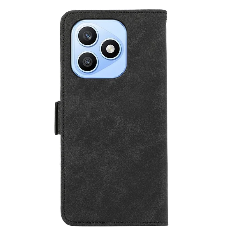 ABEEL voor Honor X8d 4G hoes PU-leer Folio standaardweergave RFID-blokkering telefoonhoes - Zwart