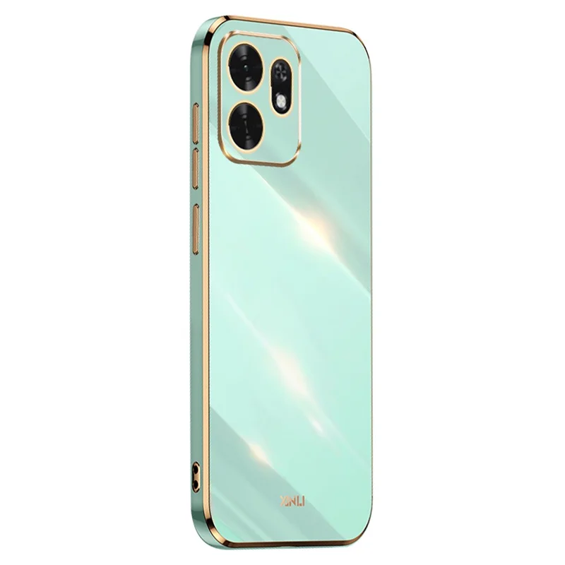 XINLI For Honor Play 60A 5G Phone Case Electroplating TPU Sweatproof Protection Phone Cover - Cyan