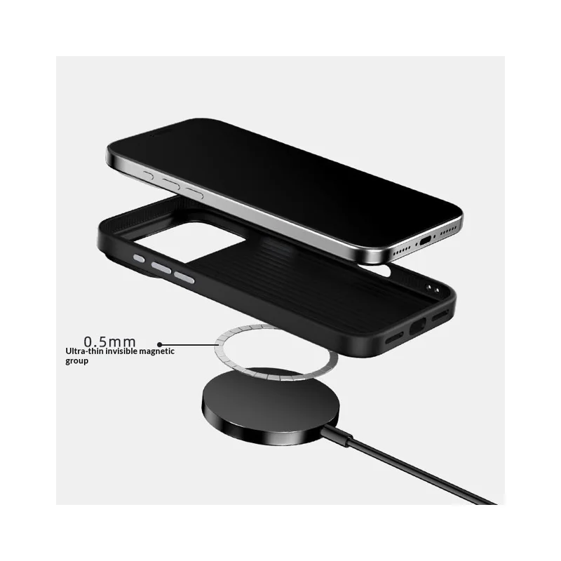 ABEEL For iPhone 17 Pro Magnetic Case Ultra-thin 6D Printed Shockproof TPU PC Aluminum Alloy Leather Phone Cover - Guardian Model 2 No. 2