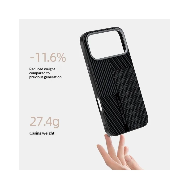 ABEEL For iPhone 17 Pro Max Magnetic Case Ultra-thin 6D Printed Shockproof TPU PC Aluminum Alloy Leather Phone Cover - Guardian Model 2 No. 2