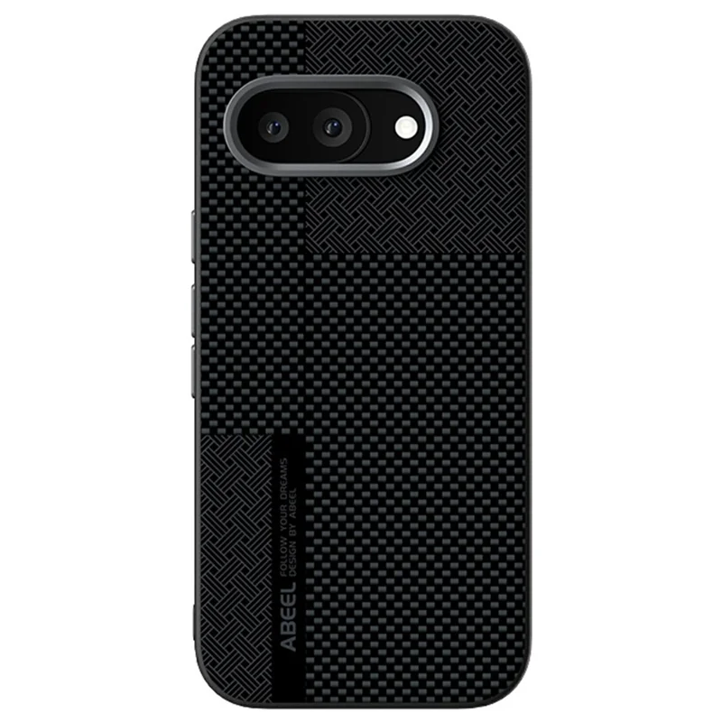 ABEEL For Google Pixel 9a Magnetic Case Ultra-thin 6D Printed Shockproof TPU PC Aluminum Alloy Leather Phone Cover - Guardian Model 2 No. 2