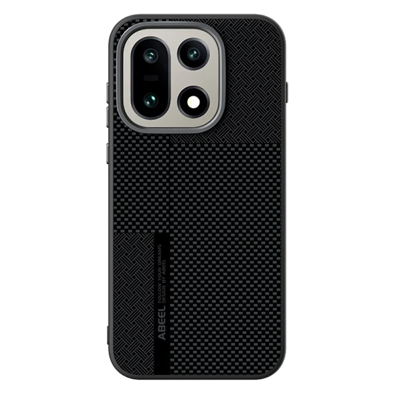 ABEEL For OnePlus 15 5G Magnetic Case Ultra-thin 6D Printed Shockproof TPU PC Aluminum Alloy Leather Phone Cover - Guardian Model 2 No. 2