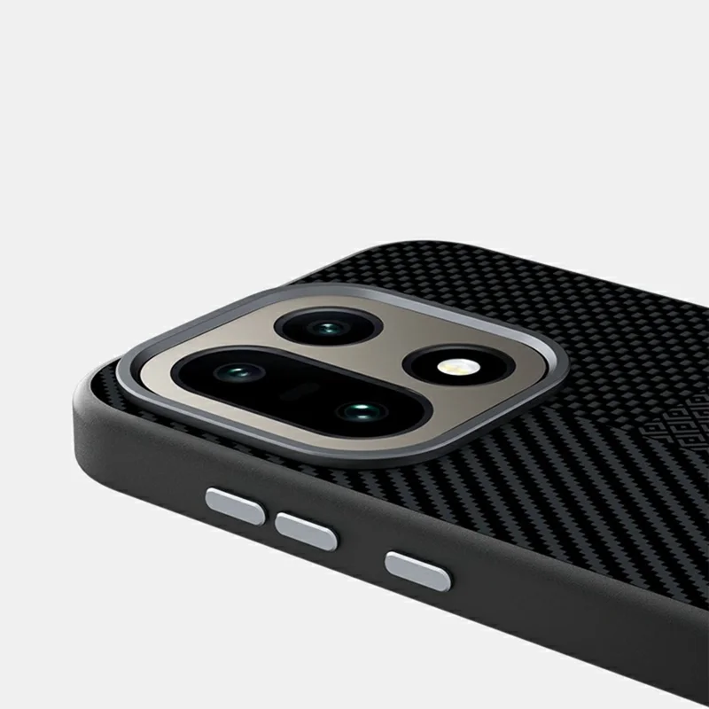 ABEEL For OnePlus 15 5G Magnetic Case Ultra-thin 6D Printed Shockproof TPU PC Aluminum Alloy Leather Phone Cover - Guardian Model 2 No. 2