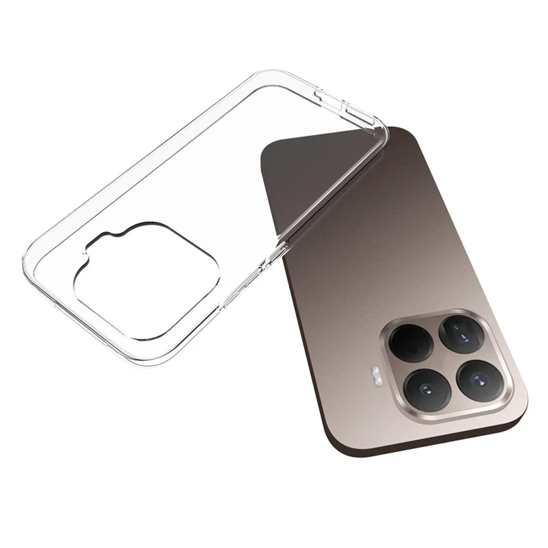 10Pcs For Xiaomi 17T Case Clear Watermark-Free TPU Protective Cover With Large Cutouts - Transparent