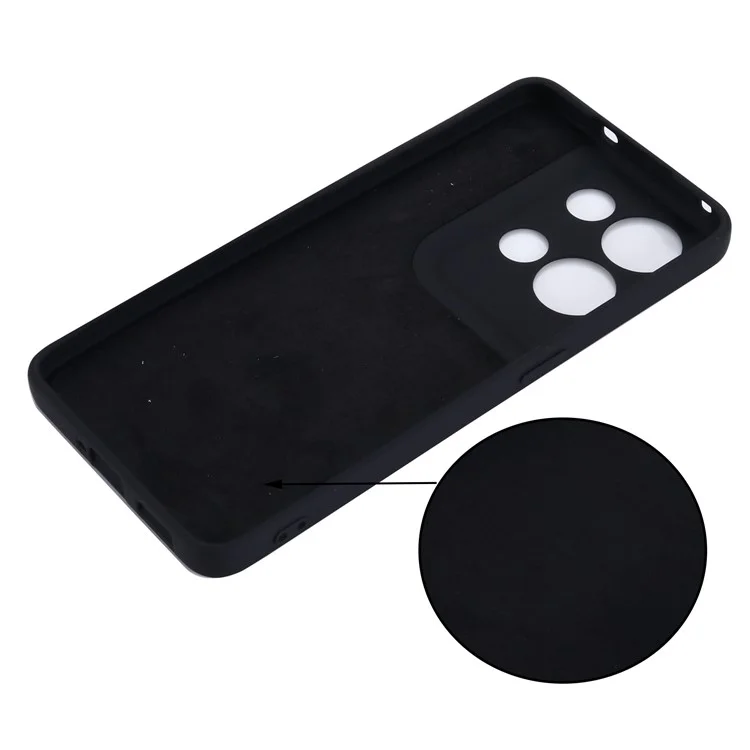 Anti-Fall-Handyhülle für Oppo Reno8 Pro 5G (Globale Version) Flüssigsilikon-Slim-Case, stoßfeste Hülle mit Trageriemen - Schwarz