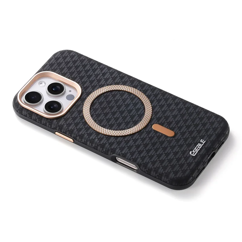 ESEBLE Funda Magnética para Samsung Galaxy S25 Ultra, Funda de Teléfono TPU + Cuero PU - Negro