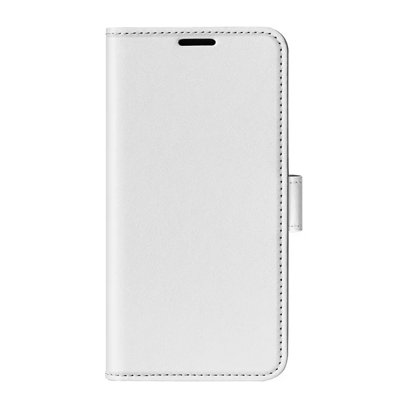 Phone Case For Oppo A6 Pro 5G  /  4G Crazy Horse Texture Stand Leather Wallet Phone Cover - White