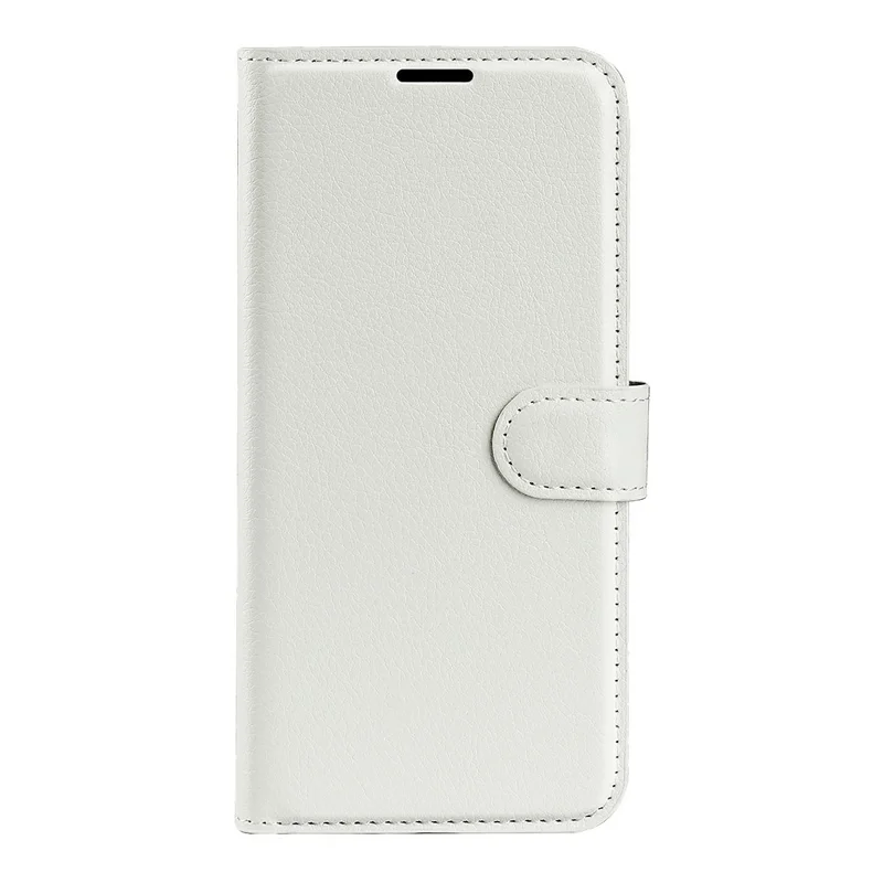 For Oppo F31 Pro 5G Case Wallet Stand Litchi Texture Shockproof Leather Phone Cover - White