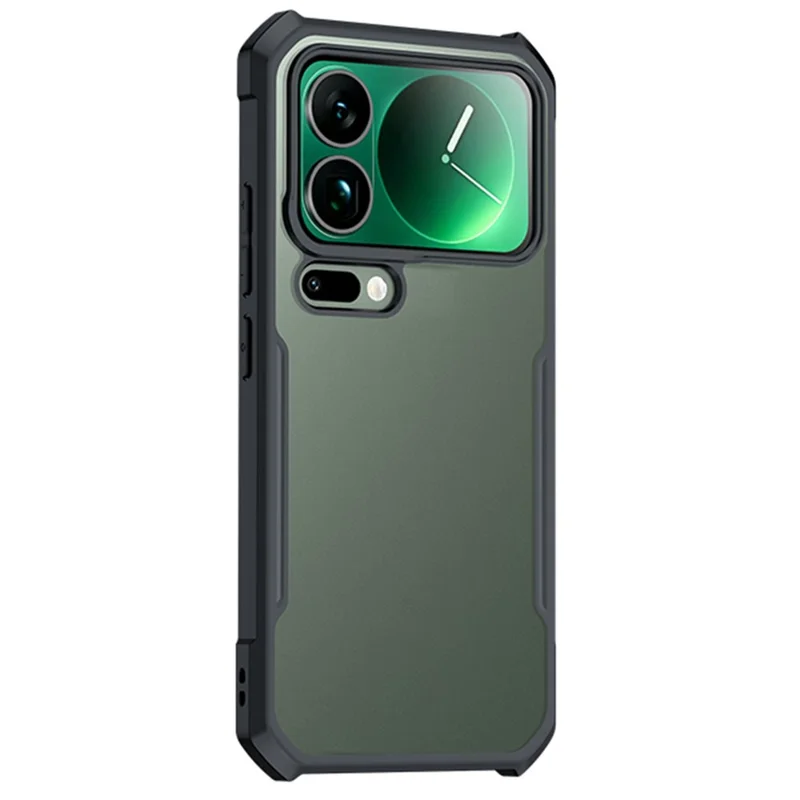XUNDD For Xiaomi 17 Pro Max Case Dropproof TPU + Acrylic Clear Back Phone Cover - Black