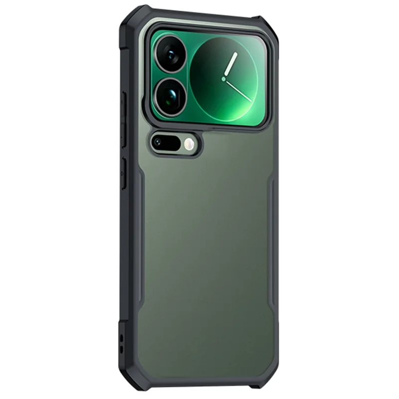 XUNDD For Xiaomi 17 Pro Case Dropproof TPU + Acrylic Clear Back Phone Cover - Black